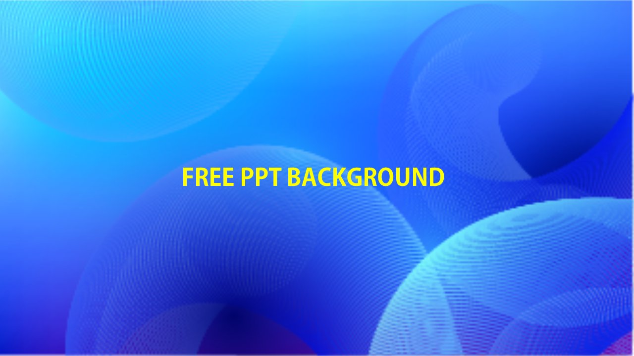 Free - Free PPT Background Template With Amazing Abstract Design